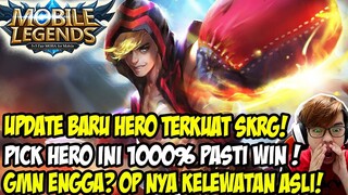 PICK HERO INI 1000% DIJAMIN WINSTREAK!! SELAMAT DATANG MYTHIC!! BYE LOSESTREAK :D