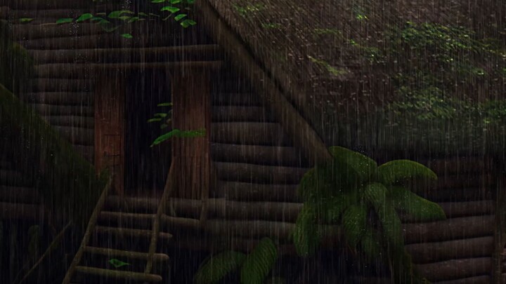 Heavy Rain in Cozy Bedroom for Deep Sleep Relaxation🌧️ 8 Hours Rain Sounds for Insomnia Relief