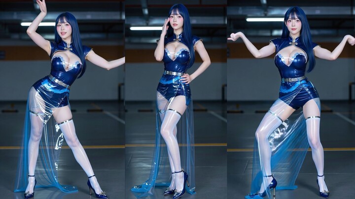 【Váy cao su sóng biển】Nhạc tinh tang tinh tang ❤ Bố Bố Poseidon đang lắc hông nè~