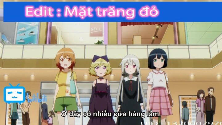 Đi tàu điện mà hết ghế để ngồi rồi #anime