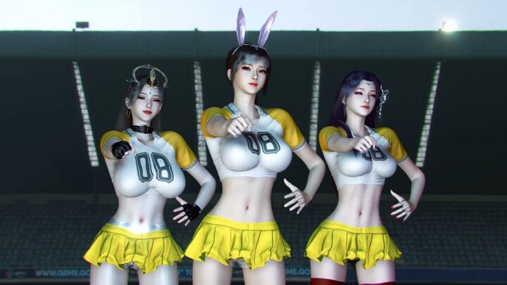 Energetic Cheerleading Routines: "Hold-Up" & "Bunny Bot"