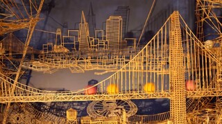 105387根牙签加上500天的搭建，能做出什么样的惊人作品？