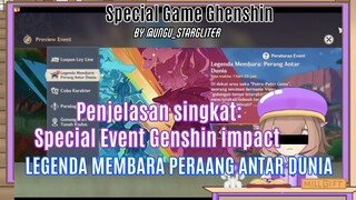 penjelasan Special Event Genshin impact: Legenda Membara Perang Antar Dunia