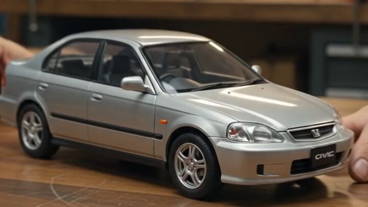 Man builds miniature Honda Civic