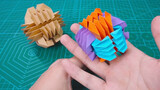 [Chinese intellectual toy]Kongming lock made out of paper