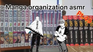 Manga organization asmr// Setup// Manga collection tiktoks pt.49 🌱📚