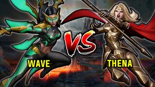 WAVE VS THENA | MARVEL SUPER WAR | WAVE SKILL GUIDE