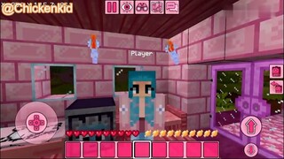 Minecraft phiên bản MÀU HỒNG cực kì NAM TINH #funnygame