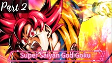Coloring Super Saiyan God Goku (Part 2)