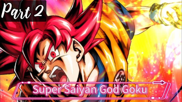 Coloring Super Saiyan God Goku (Part 2)