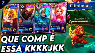 QUANDO VOCÊ DECIDE TANKAR PARA 3 ADC ISSO ACONTECE - MINOTAURO GAMEPLAY | Mobile Legends