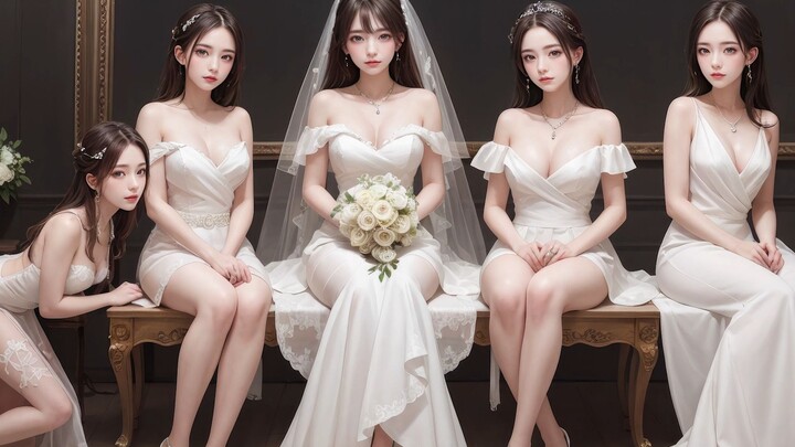 AI Bridesmaids – Don’t ask, they’re twin sisters [AI Art] (4K HD Image Pack)