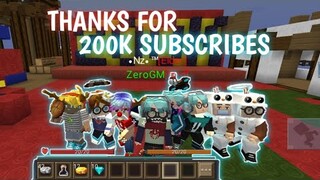 Thanks For 200k Subscribers ❤️ - Blockman Go:Blocky Mods
