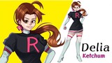 Menggambar Delia Ketchum Sebagai Team Rocket | Anime Drawing