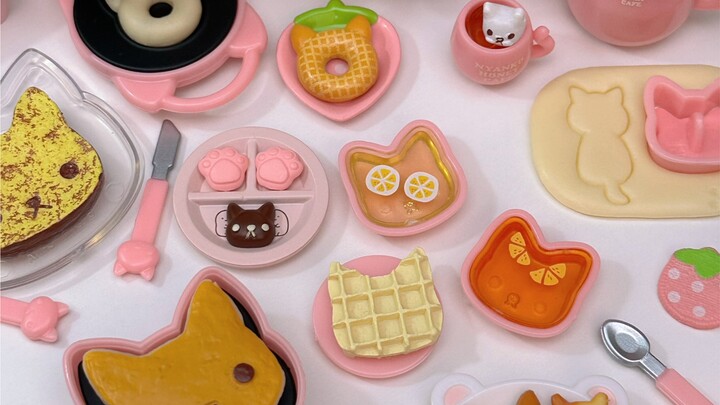🍩 Pembuatan imersif | Makanan mini kucing 🧇