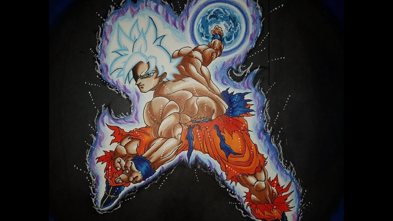 How to Draw Goku Ultra Instinct - [Dragon Ball Super] - BiliBili