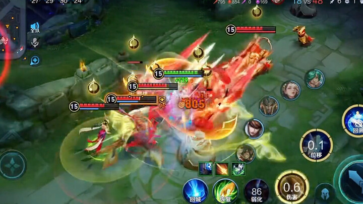 王者你告诉我，这种三体人站在人堆里面怎么死？这英雄真逆天