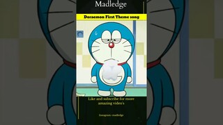 Doraemon First Theme Song🎶😎 || #doraemon #madledge #shorts