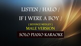 LISTEN / HALO / IF I WERE A BOY ( MALE VERSION ) BEYONCE MEDLEY