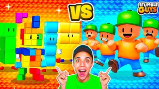SKINS *TETRIS vs MR.STUMBLE* BATALLA FINAL en STUMBLE GUYS! 😱