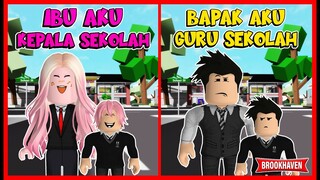 Aku anak KEPALA SEKOLAH dibully GURU JAHAT Feat @MOOMOO Brookhaven Rp Roblox