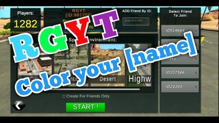 HOW TO CHANGE NAME COLOR || CAR PARKING MULTIPLAYER