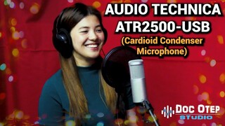 AUDIO TECHNICA ATR2500 USB Condenser Microphone (REVIEW and DEMO)