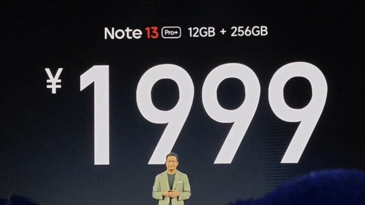 Lư Vĩ Băng: 1999 à? Đùa bạn thôi! Giá của Redmi Note 13 Pro+ đã được công bố
