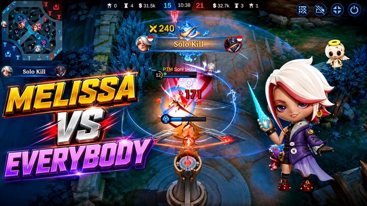 Full Power Melissa Gameplay | MLBB MOBILE LEGEND