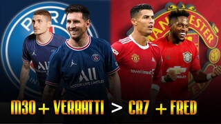 MESSI CÓ VERRATTI RÕ RÀNG LÀ VUI HƠN RONALDO PHẢI ĐÁ CÙNG FRED!