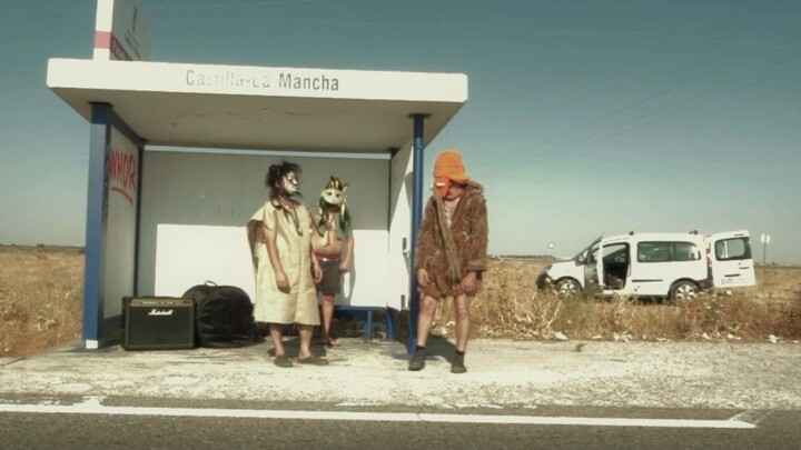 Waiting at the bus stop