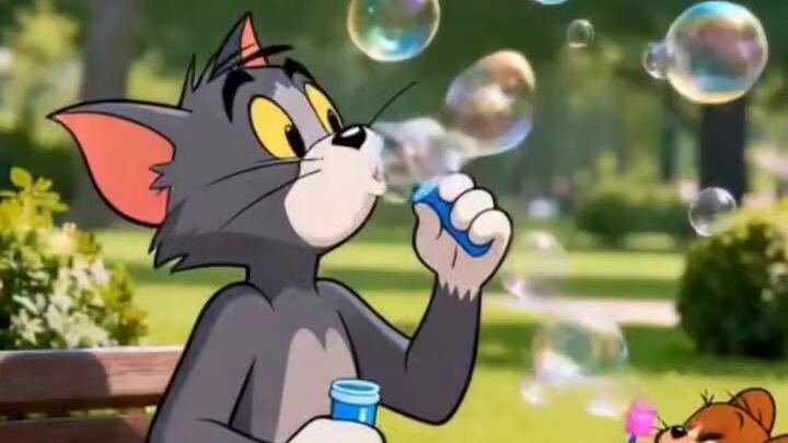 😂 Tom & Jerry’s Bubble Fun! 🫧🤣 Jerry Messed Up the Game Again! 😱🔥 #shorts