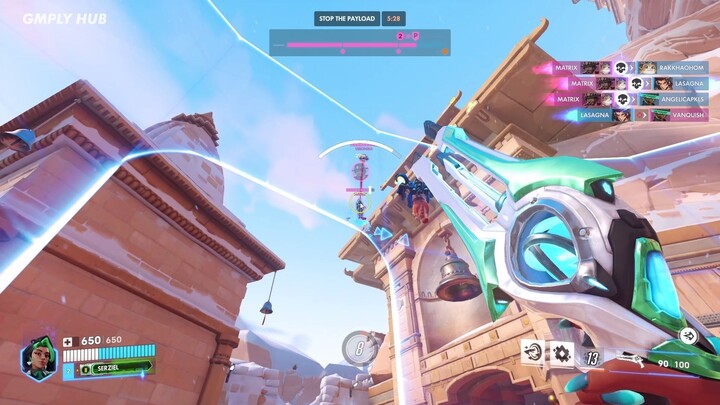 illegal combo Overwatch Jetpack Cat + Cassidy Ultimate