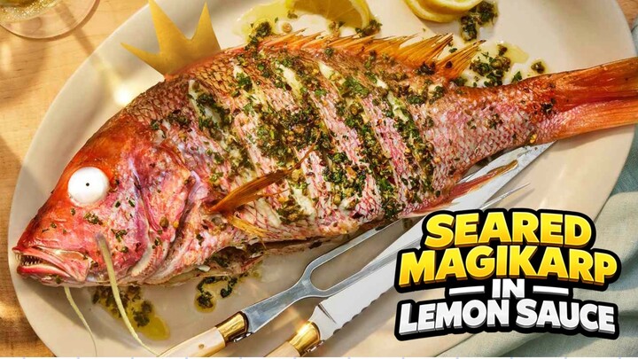 What If Magikarp was Edible? Deliciously seared fish