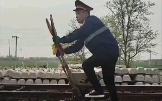 Pengalih rel buatan tangan yang langka