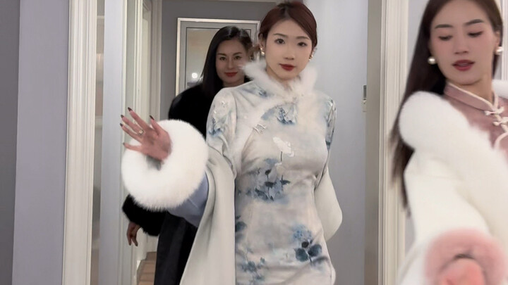 你说风尘 可姐偏偏要风情万种#东方美学 #优雅还得看国风 #旗袍穿出氛围感 #秀出新国风
