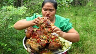 Yummy Cooking BBQ pig thighs with Cabbage recipe & Cooking Life