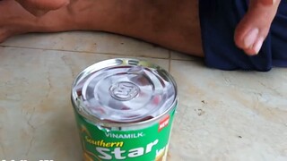 Cách Đơn Giản Nhất Để Cậy Mở Nắp Lon Sữa Hộp Sắt Ít Ai Biết