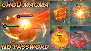 CHOU SKIN SCRIPT MAGMA FULL EFFECTS + ABC FILE - MOBILE LEGENDS