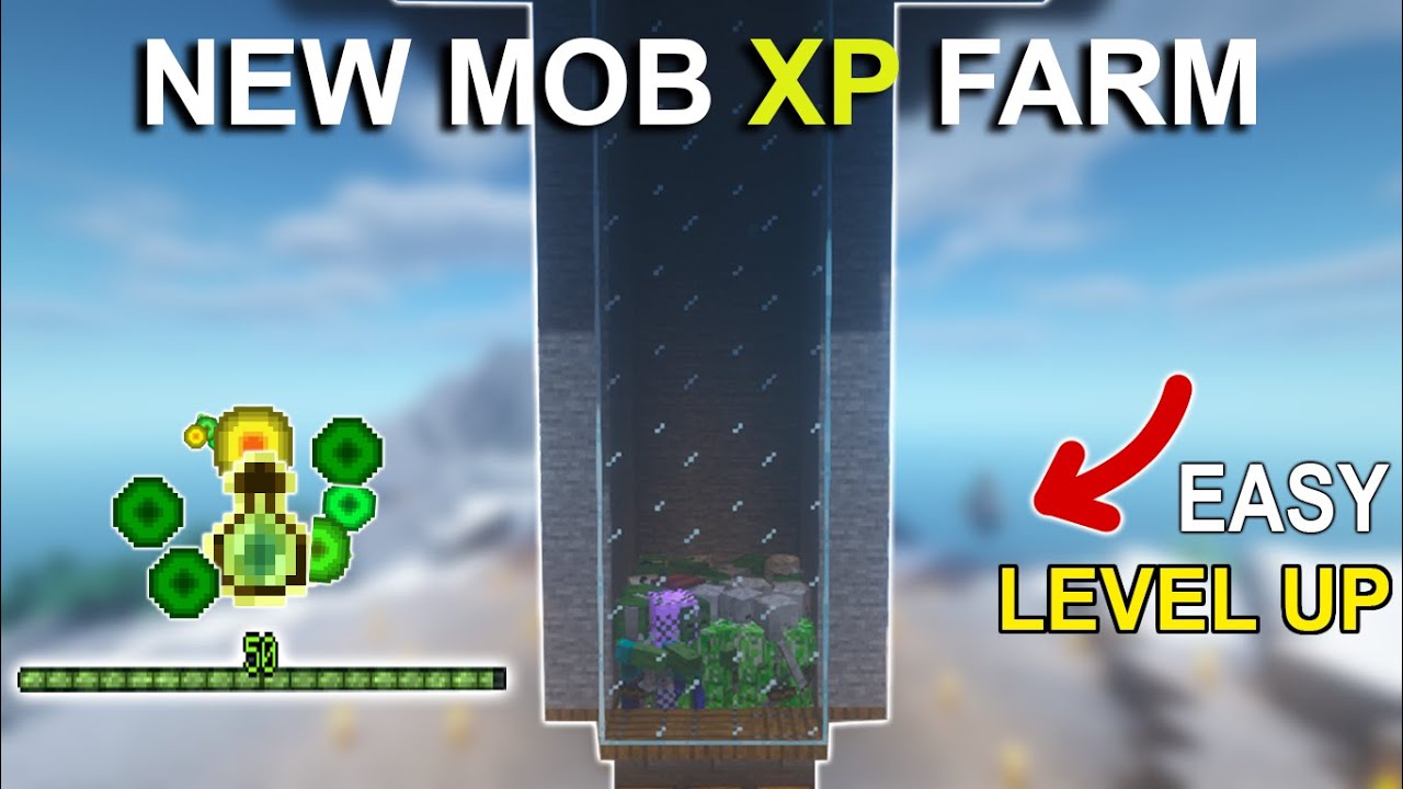 Minecraft Easy Enderman XP Farm - 1 Hit, Fast XP 