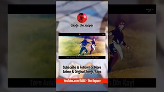 Ajnabi by RAGE - The Rapper #anime #naruto #animemusic #trending #shorts #youtubeshorts