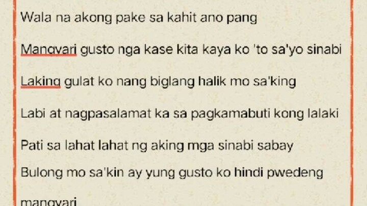 NAGKATINGINAN TAYO NG MATA SA MATA