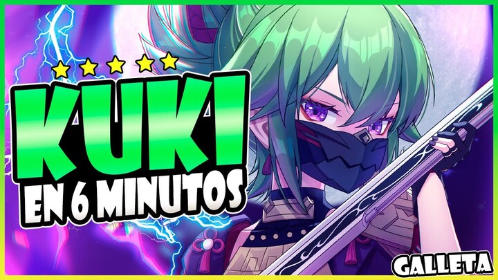 KUKI SHINOBU BUILD GOD EN 6 MINUTOS! 🥷💜 - Guía Kuki Shinobu - Genshin Impact