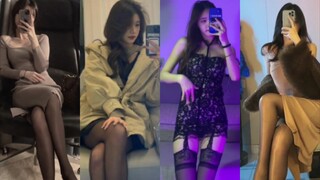 [Seven Minutes of Pure Enjoyment] Pure Desire Black Silk Extreme Temptation Super Long Collection
