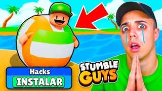 PROBÉ los HACKS MÁS PELIGROSOS de STUMBLE GUYS...😔