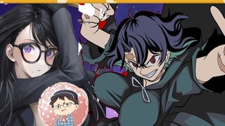 The next BOSS is the giant R glasses witch one punch female killer VS the European female devil foll