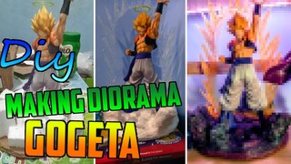 DIY #9: Làm Base cho Mô Hình Gogeta | Making Diorama for Gogeta Figure | Dragon Ball Diorama