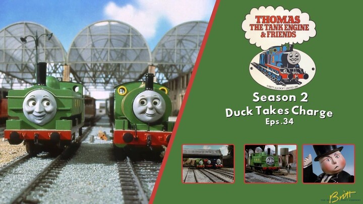 Thomas The Tank Engine & Friends Eps 34 Duck Takes Charge [Indonesian subs]