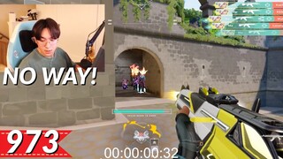 This Guy Hit a 0.3s ACE!!! | Most Watched VALORANT Clips Today V973