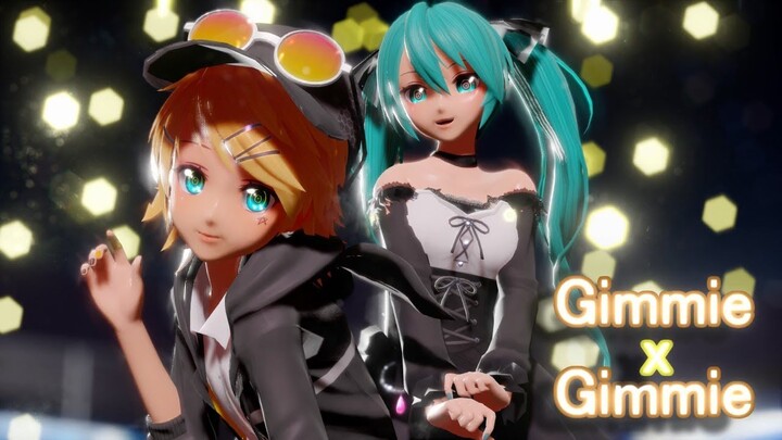 【MMD MV】Gimme×Gimme - Hatsune Miku ・Kagamine Rin (English / Romaji Sub)